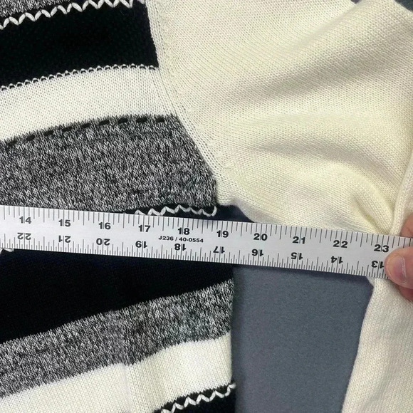 Alfred Dunner Petite Vintage Western Knit Fringe Sweater Womens PXL Warm 1261 - Picture 4 of 7